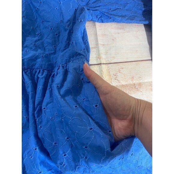 J. Crew Women's Long Sleeve Button Front Collared Dress - 8 - Picture 13 of 14